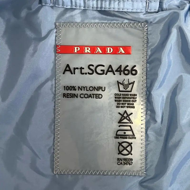 Prada Prada Blue Men's Down Jacket for Spring/Fall Size US M / EU 48-50 / 2 - 4 Thumbnail