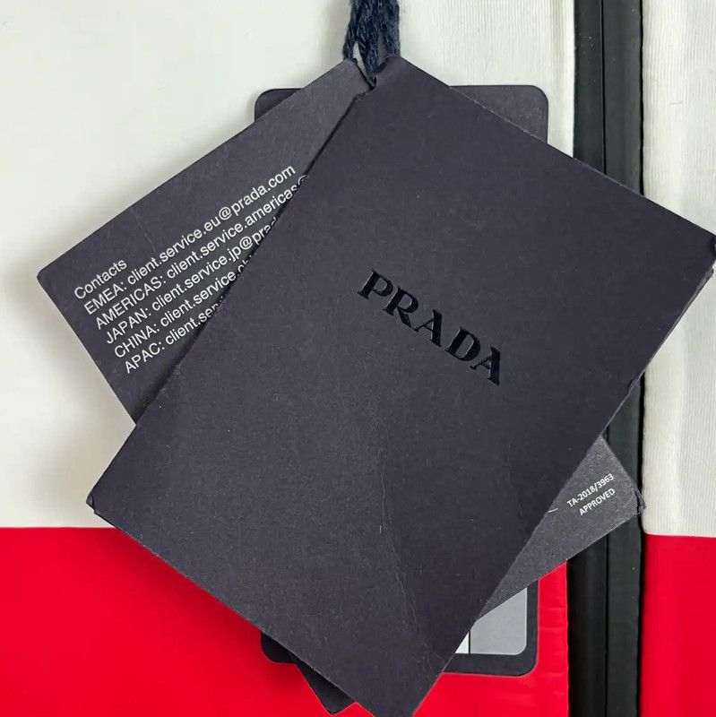 Prada Prada Red Stripe Hooded Jacket for Men Size US XXL / EU 58 / 5 - 4 Thumbnail