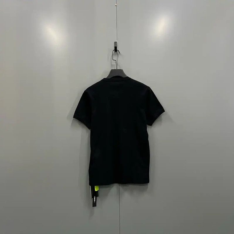 Prada Prada Men's Black Logo Cotton Short Sleeve T-Shirt Size US M / EU 48-50 / 2 - 3 Thumbnail