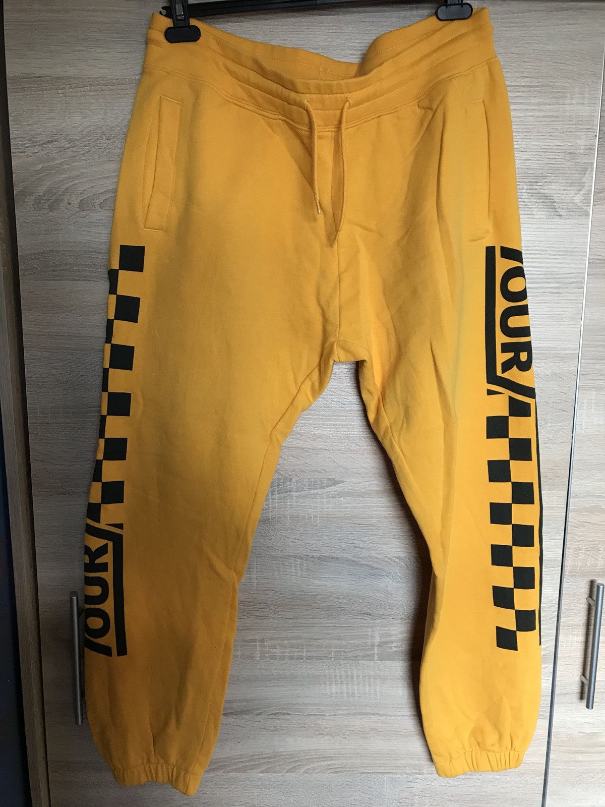 Justin Bieber Justin Bieber 2017 Tour Yellow Sweatpants Grailed