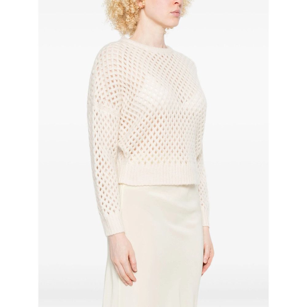 Max Mara Max Mara NEUTRALS Knitwear - Jumpers Size S / US 4 / IT 40 - 3 Thumbnail