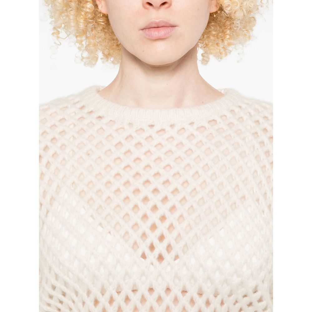 Max Mara Max Mara NEUTRALS Knitwear - Jumpers Size S / US 4 / IT 40 - 2 Thumbnail