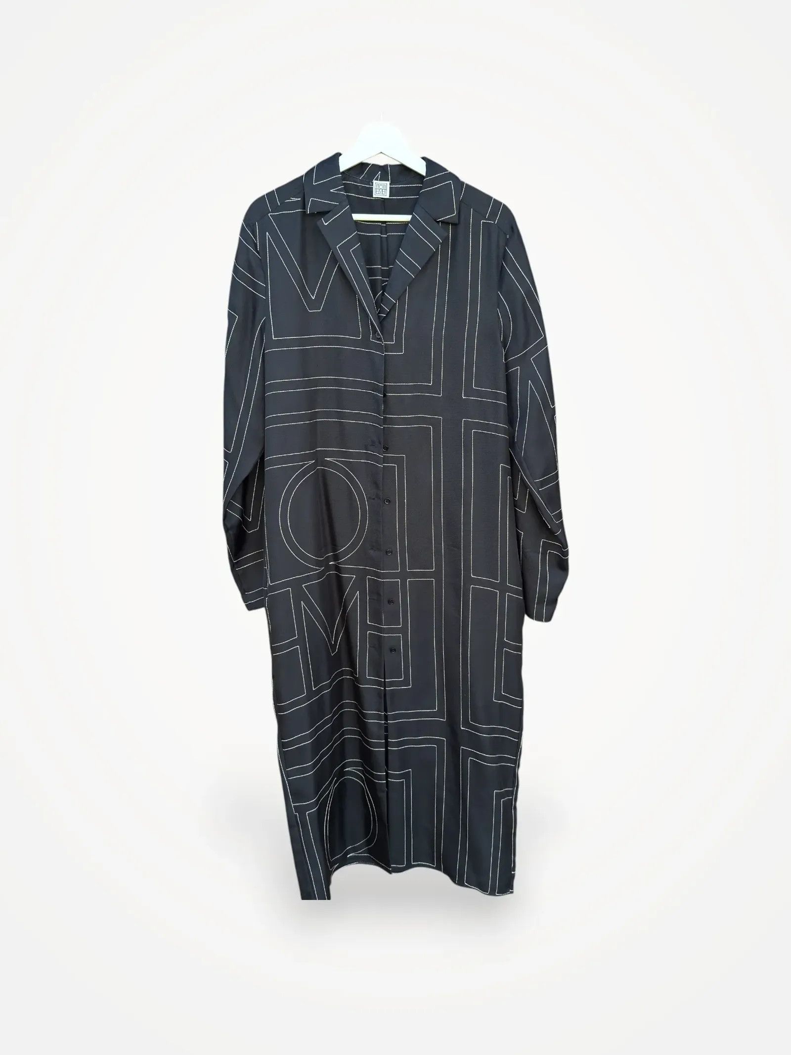 Toteme Toteme Monogram silk dress Dress Size XS / US 0-2 / IT 36-38 - 2 Thumbnail