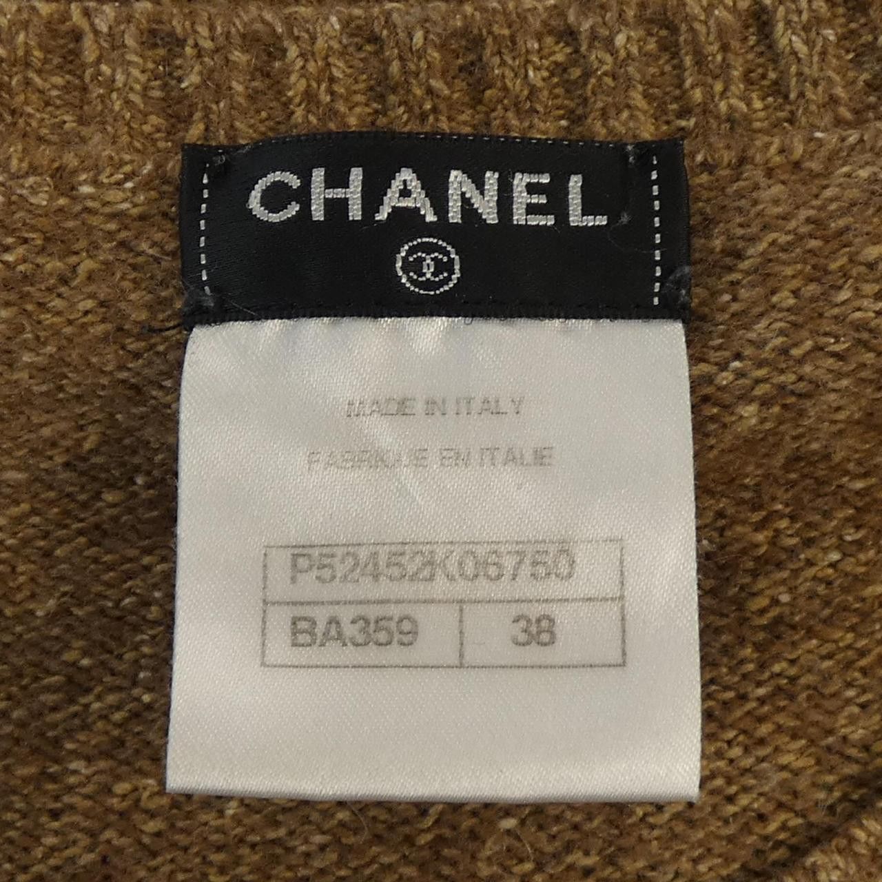 Chanel Chanel Chanel Cashmere Knit Others Tops P52452K06750 DUTY FREE for USA Size ONE SIZE - 4 Thumbnail