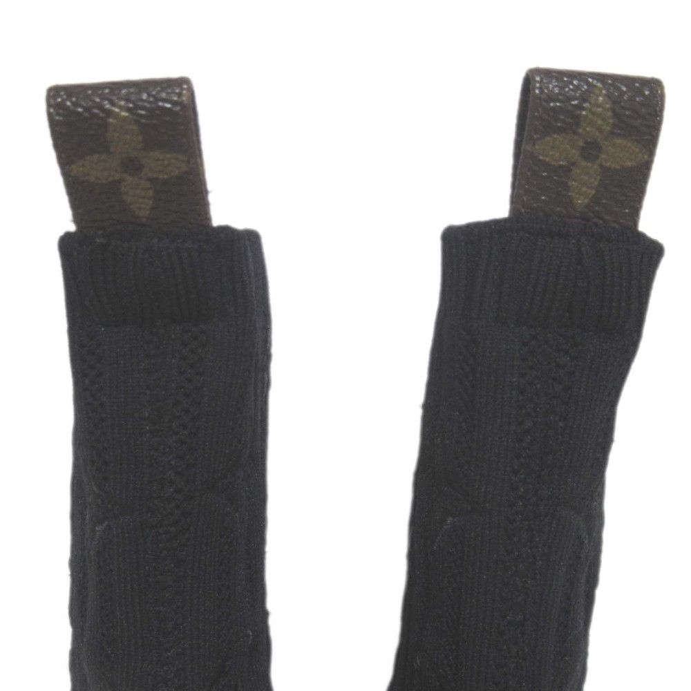 Louis Vuitton Louis Vuitton Louis Vuitton Silhouette Line Knit Ankle Boots Cotton Shoes DUTY FREE for USA Size ONE SIZE - 4 Thumbnail