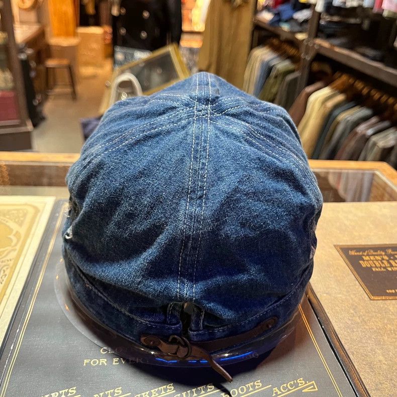 RRL Ralph Lauren RRL Indigo Dyed Engineer Cap - dmc Size ONE SIZE - 4 Thumbnail