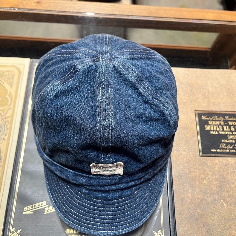 RRL Ralph Lauren RRL Indigo Dyed Engineer Cap - dmc Size ONE SIZE - 5 Thumbnail