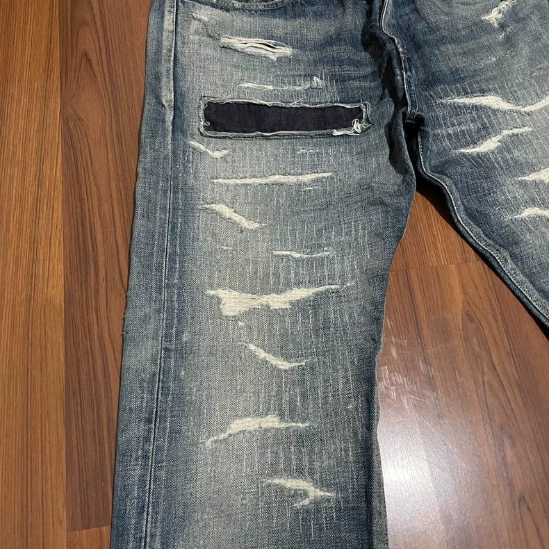 Neighborhood NEIGHBORHOOD 21SS Scratch Patch Jeans - dmc Size US 32 / EU 48 - 3 Thumbnail