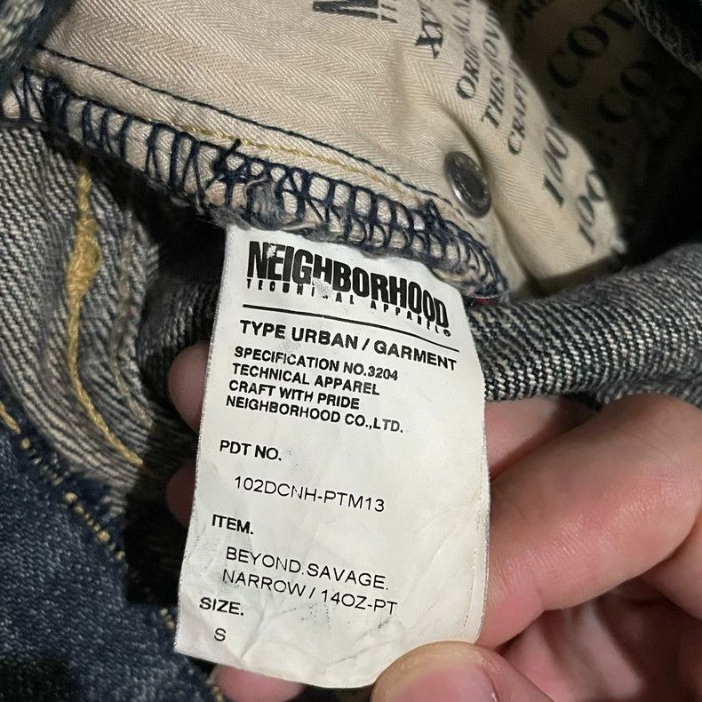 Neighborhood NEIGHBORHOOD 10EX BEYOND Denim Jeans - dmc Size US 26 / EU 42 - 9 Thumbnail