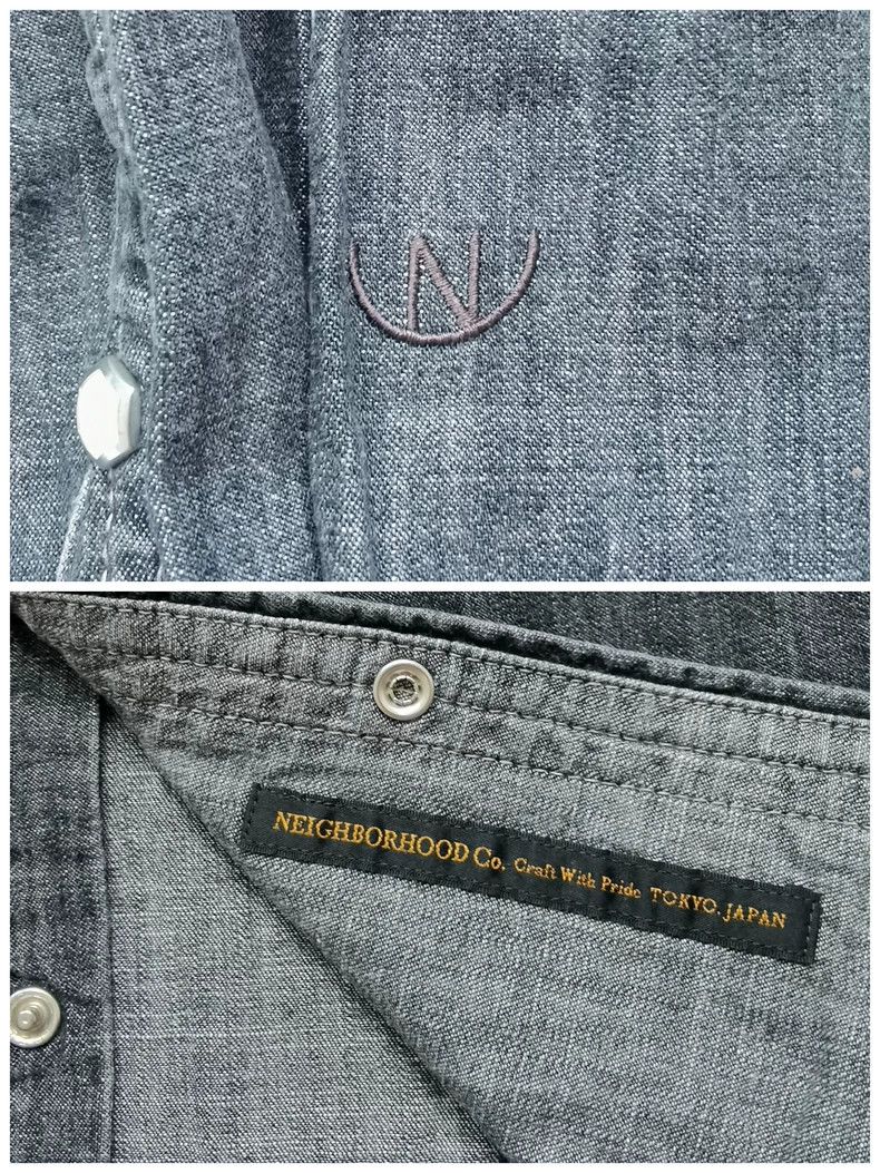 Neighborhood Neighborhood Early Embroidered Denim Shirt - dmc Size US S / EU 44-46 / 1 - 8 Thumbnail
