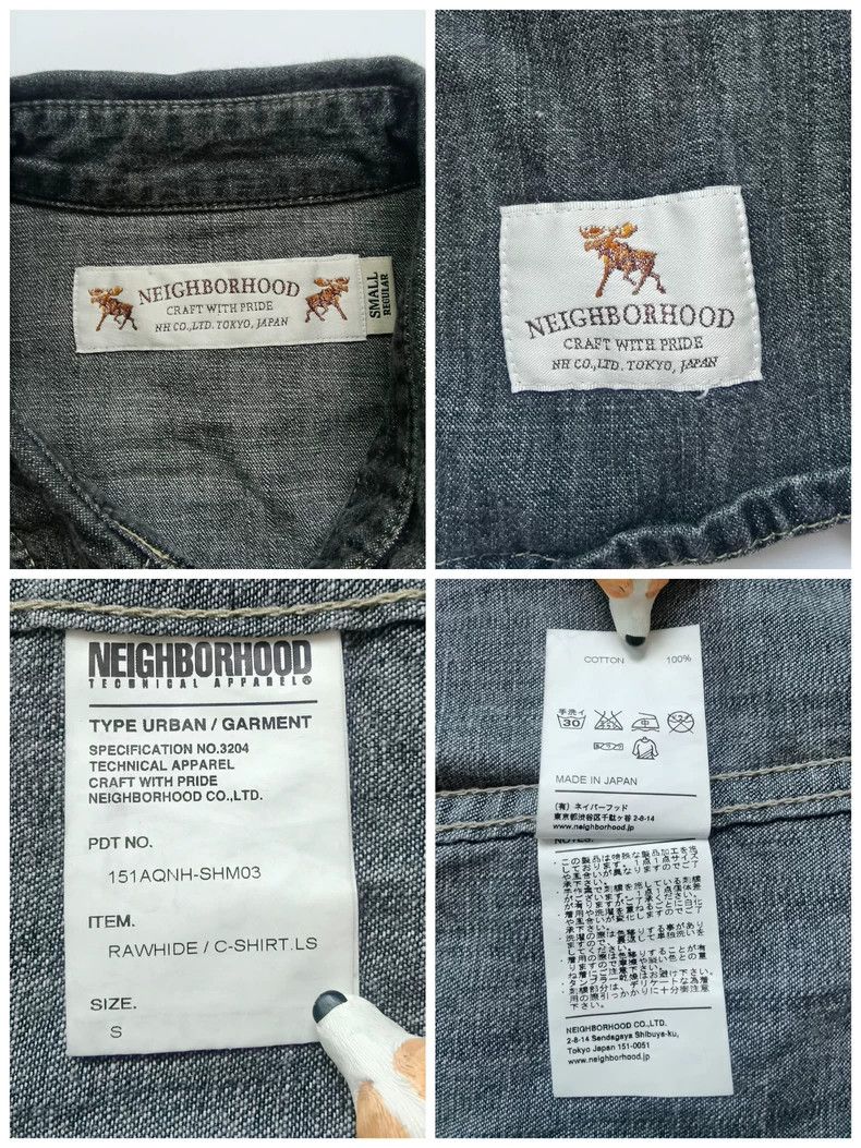 Neighborhood Neighborhood Early Embroidered Denim Shirt - dmc Size US S / EU 44-46 / 1 - 9 Thumbnail