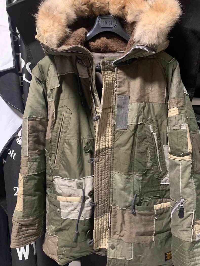 Neighborhood NEIGHBORHOOD Patchwork Military Parka Jacket - dmc Size US M / EU 48-50 / 2 - 4 Thumbnail
