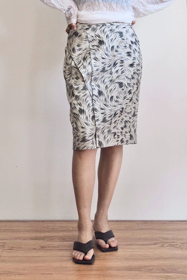 Kenzo Kenzo Artistic Line Silk Blend Skirt - dmc Size US 38 / EU 54 - 8 Thumbnail