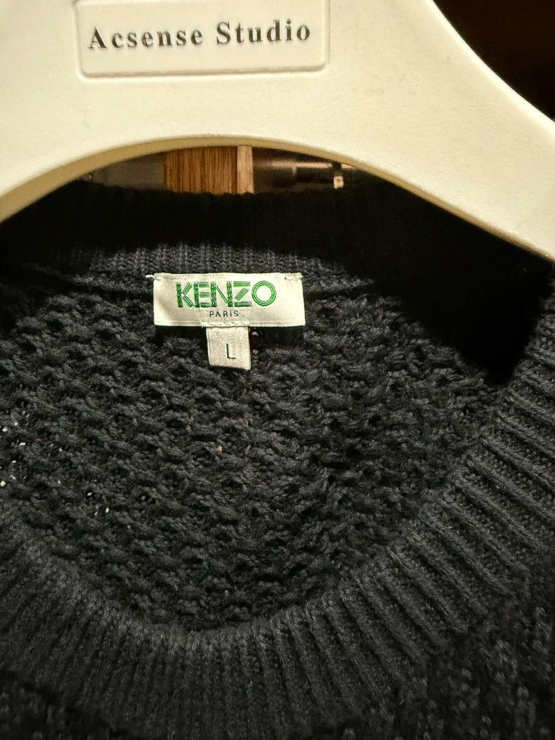Kenzo KENZO Tiger Emblem Knit Sweater - dmc Size US L / EU 52-54 / 3 - 5 Thumbnail