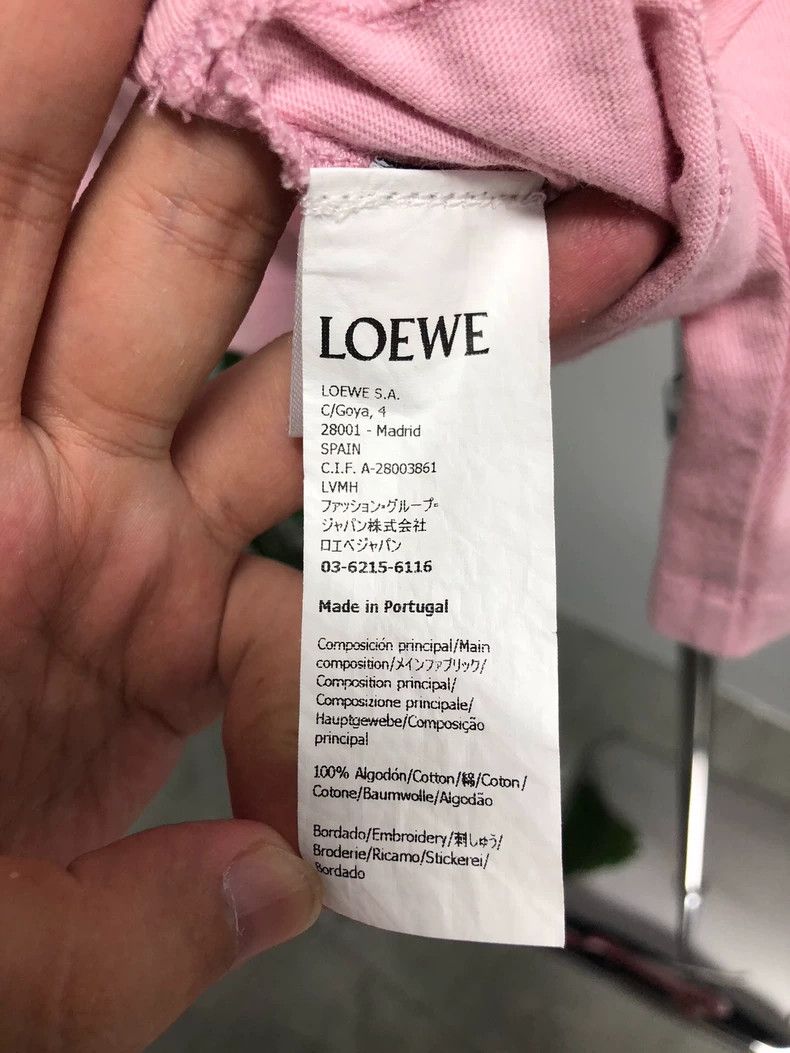 Loewe Loewe Embroidered Logo Crop Pink Top - dmc Size US XS / EU 42 / 0 - 5 Thumbnail