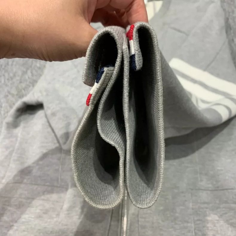 Thom Browne Thom Browne Gray 4-Stripe Zip Jacket - dmc Size US S / EU 44-46 / 1 - 6 Thumbnail