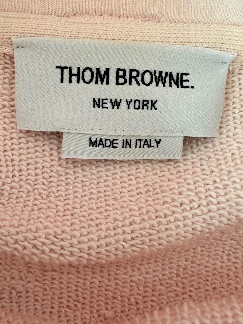 Thom Browne Thom Browne Pink Hoodie Sweatshirt - dmc Size US XS / EU 42 / 0 - 3 Thumbnail