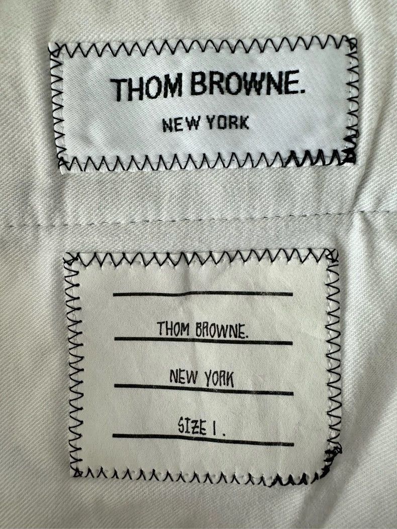 Thom Browne Thom Browne Gray Striped Pants - dmc Size US 31 - 6 Thumbnail