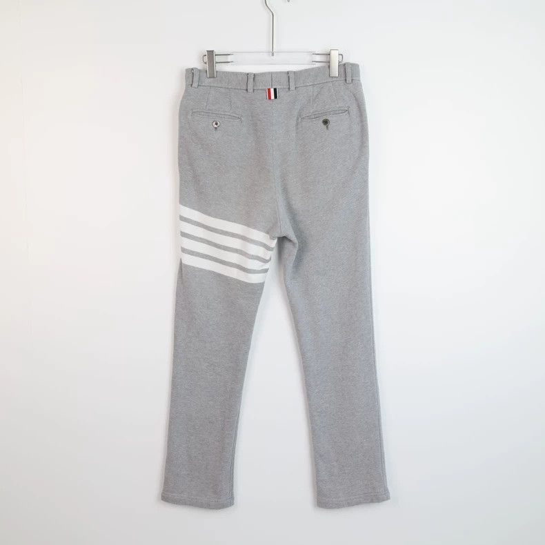 Thom Browne Thom Browne Gray Striped Pants - dmc Size US 31 - 2 Thumbnail