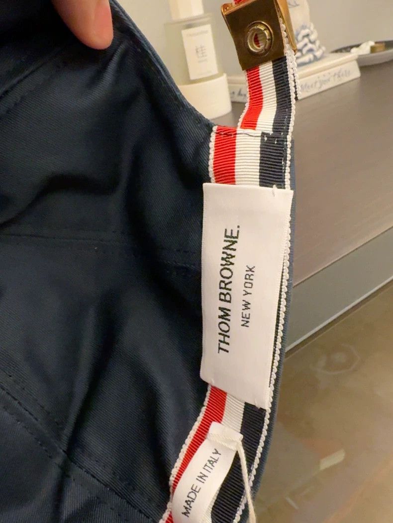 Thom Browne Thom Browne Navy Baseball Cap - dmc Size ONE SIZE - 4 Thumbnail