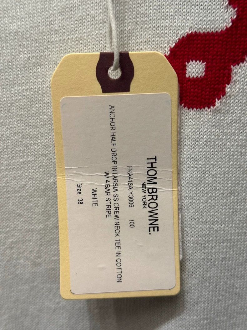 Thom Browne THOM BROWNE Anchor Knit Short-Sleeve Top - dmc Size US S / EU 44-46 / 1 - 7 Thumbnail