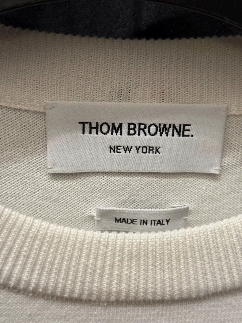 Thom Browne THOM BROWNE Anchor Knit Short-Sleeve Top - dmc Size US S / EU 44-46 / 1 - 3 Thumbnail