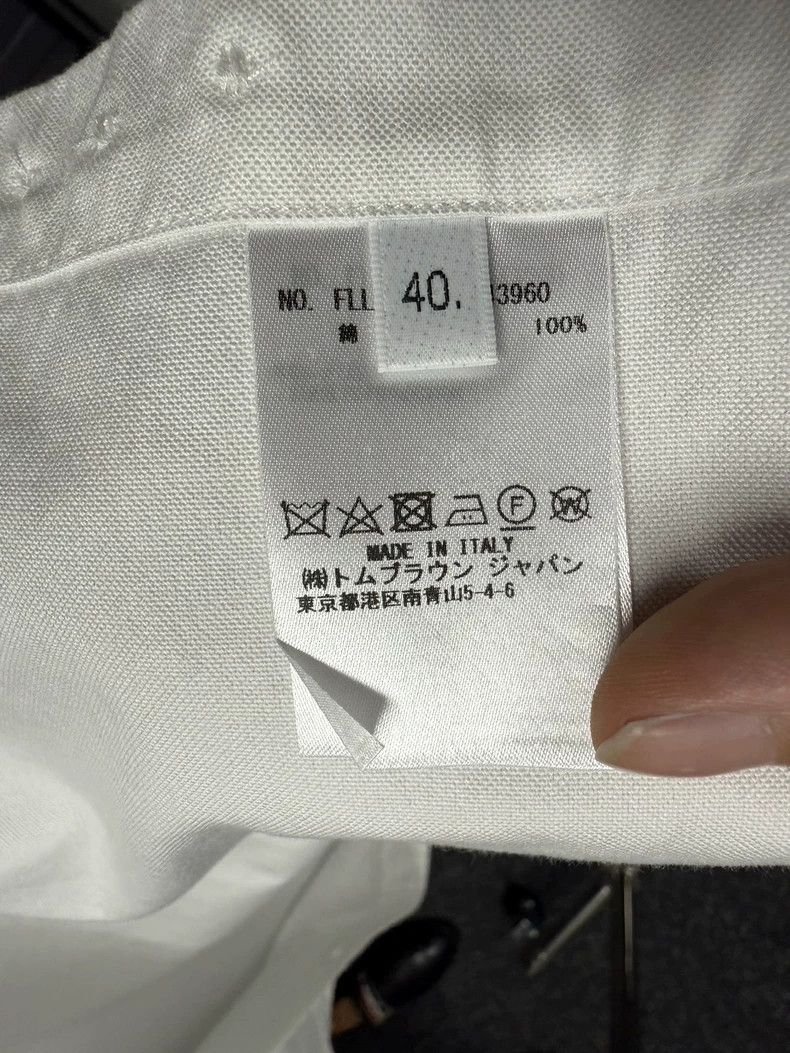 Thom Browne Thom Browne Classic Four-Bar Shirt - dmc Size US M / EU 48-50 / 2 - 5 Thumbnail