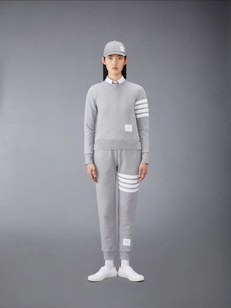Thom Browne Thom Browne Women's Gray Sweatshirt - dmc Size US M / EU 48-50 / 2 - 7 Thumbnail