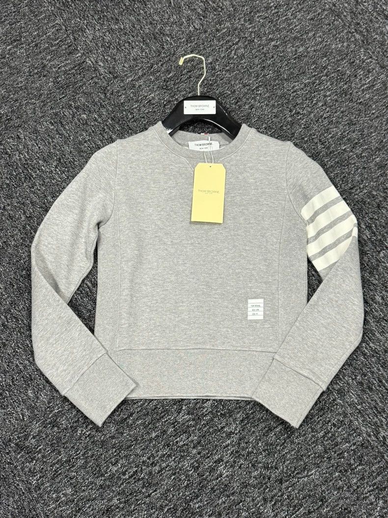 Thom Browne Thom Browne Women's Gray Sweatshirt - dmc Size US M / EU 48-50 / 2 - 3 Thumbnail