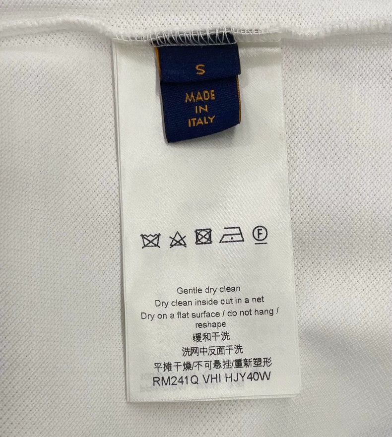 Louis Vuitton LV White Damier Pattern Short Sleeve Tee - dmc Size US S / EU 44-46 / 1 - 6 Thumbnail