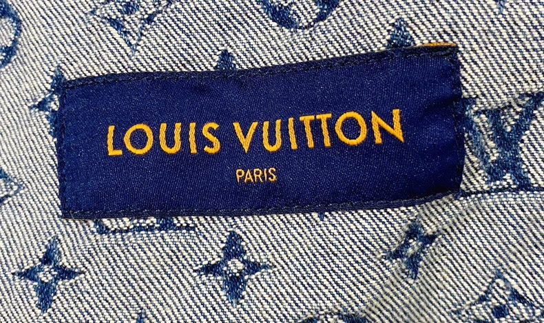 Louis Vuitton Louis Vuitton Blue Denim Logo Jacket - dmc Size US L / EU 52-54 / 3 - 7 Thumbnail