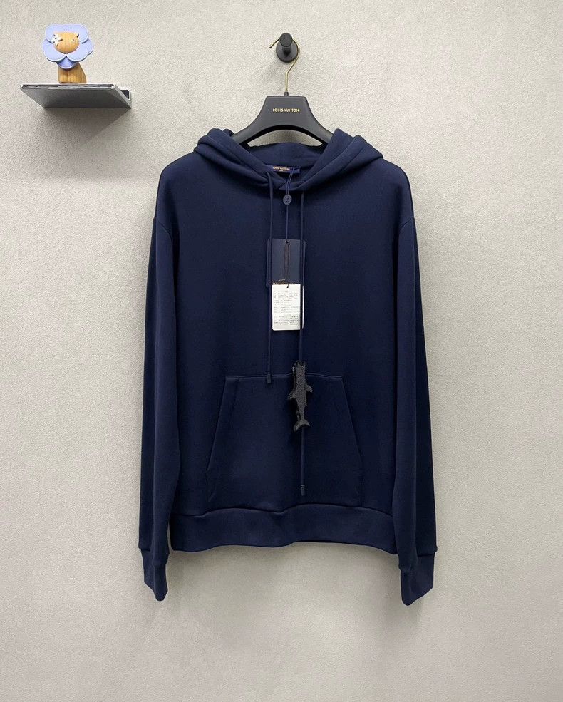 Louis Vuitton LV navy blue beaded sweatshirt - dmc Size US M / EU 48-50 / 2 - 2 Thumbnail