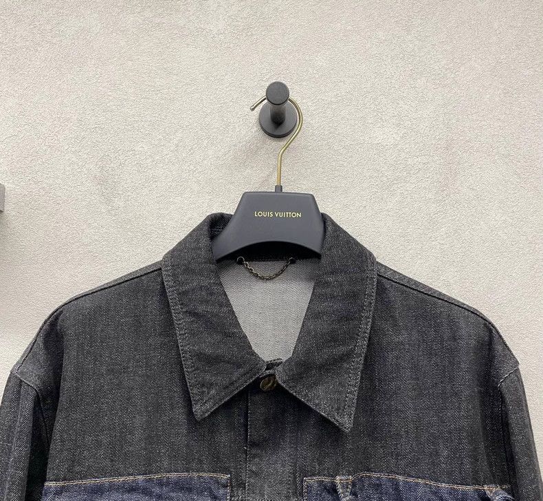 Louis Vuitton LV Dark Blue Pocket Denim Jacket - dmc Size US XL / EU 56 / 4 - 4 Thumbnail