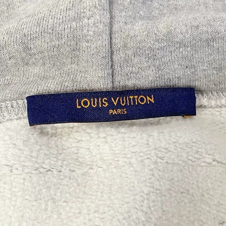 Louis Vuitton LV Gray Printed Hoodie Sweatshirt - dmc Size US L / EU 52-54 / 3 - 6 Thumbnail