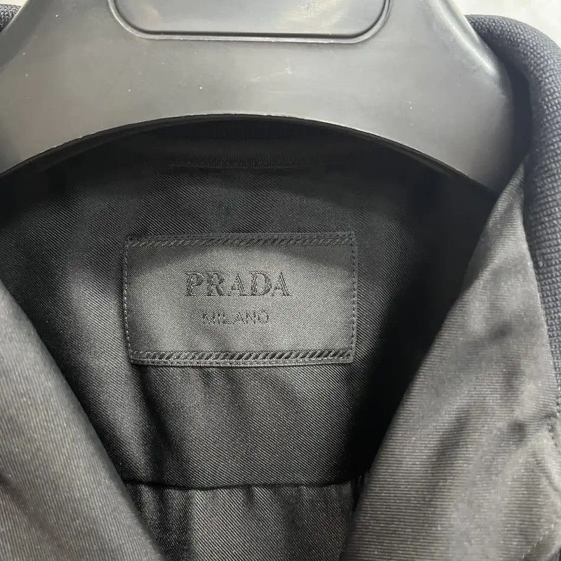 Prada Prada Black Silk-Blend Men's Shirt Size US S / EU 44-46 / 1 - 2 Thumbnail