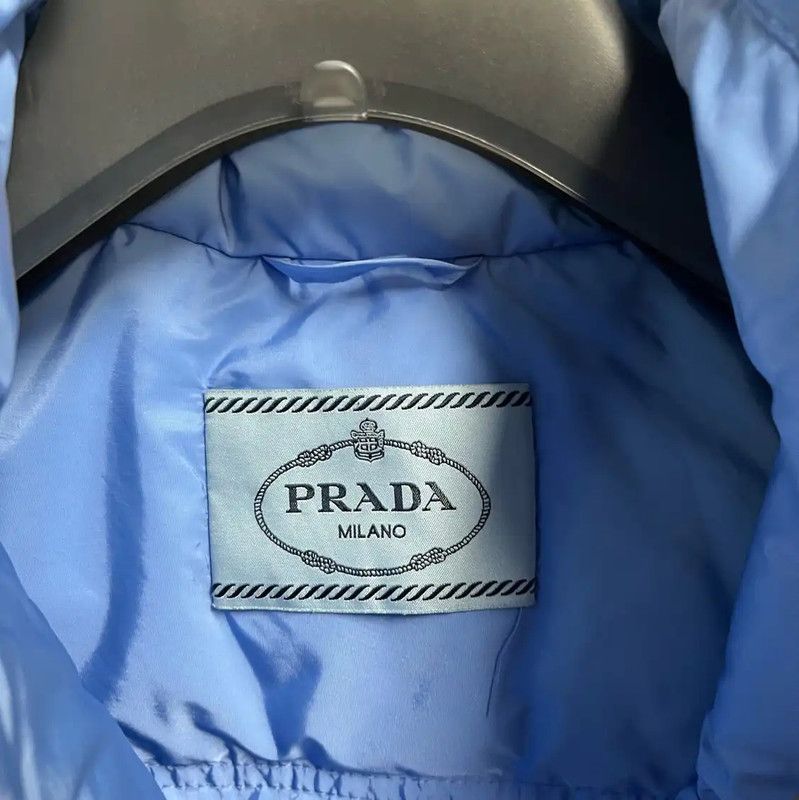 Prada Prada Blue Men's Down Jacket Size US M / EU 48-50 / 2 - 3 Thumbnail