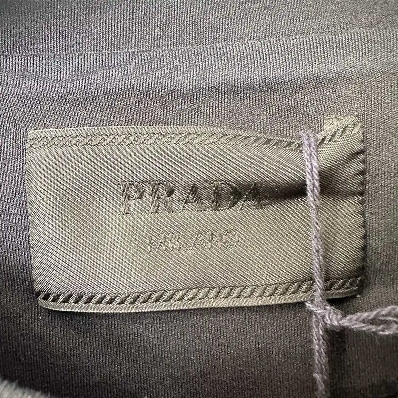 Prada Prada Black Cotton Summer Short Sleeve T-Shirt Size US XS / EU 42 / 0 - 4 Thumbnail