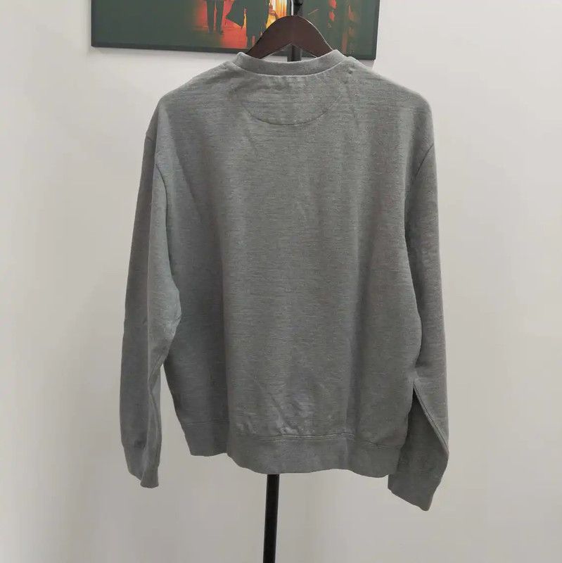 Prada Prada Gray Cotton Long Sleeve Sweatshirt Size US XL / EU 56 / 4 - 2 Thumbnail