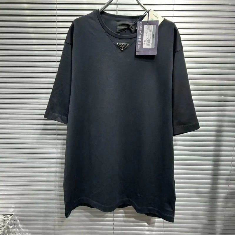 Prada Prada Black Logo Short Sleeve T-Shirt Size US L / EU 52-54 / 3 - 2 Thumbnail