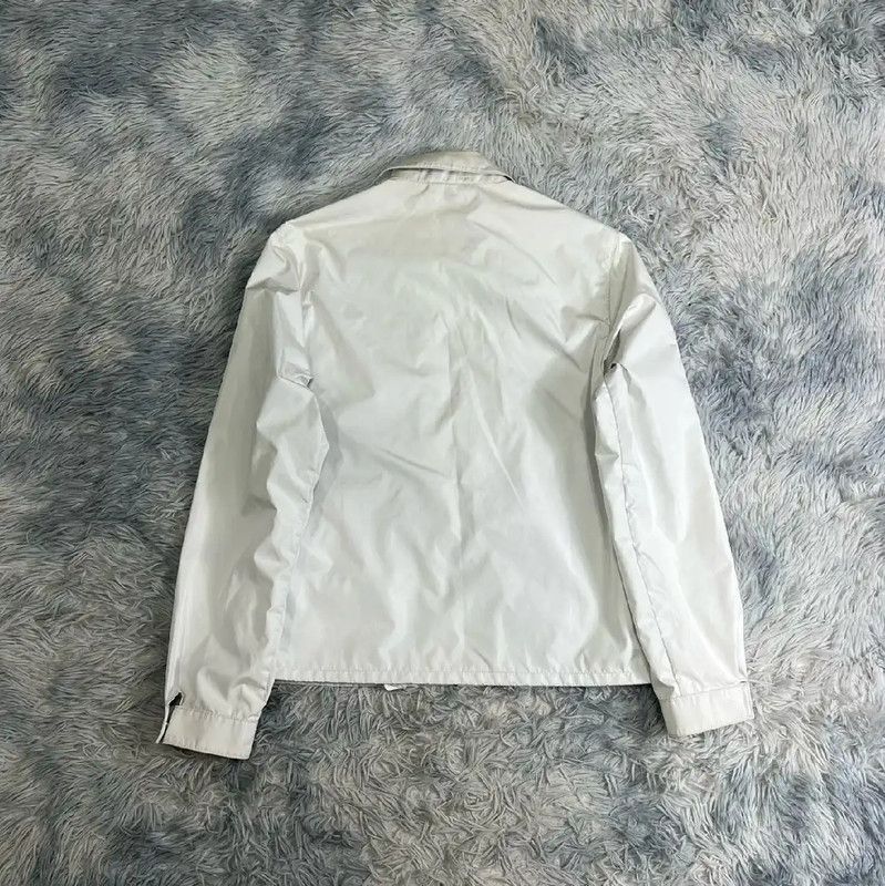 Prada Prada Men's White Nylon Jacket Size US L / EU 52-54 / 3 - 2 Thumbnail