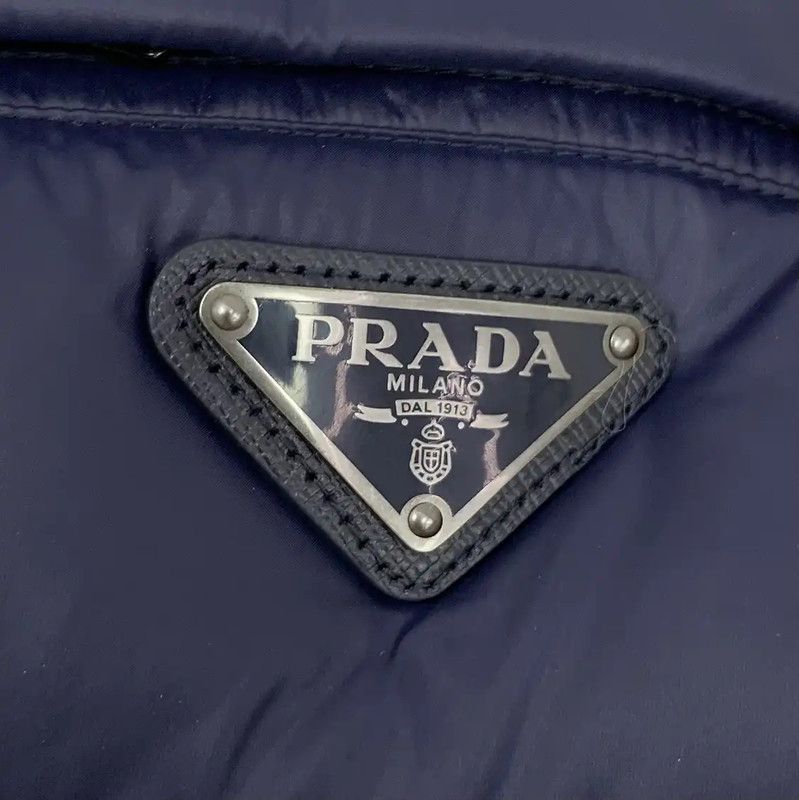 Prada Prada Men's Down Jacket in Dark Blue Size US L / EU 52-54 / 3 - 5 Thumbnail