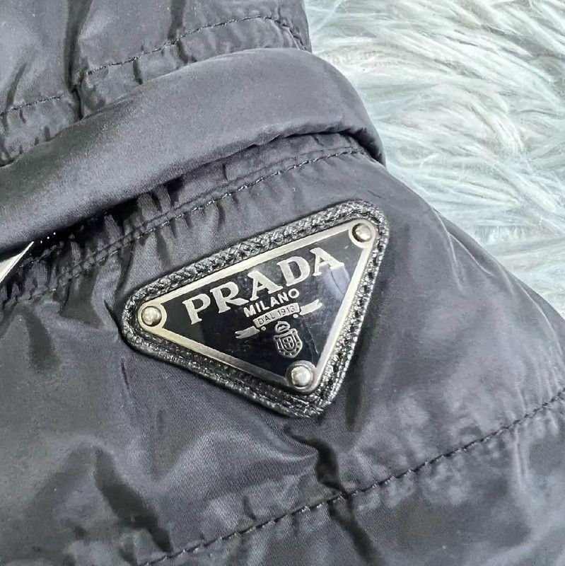 Prada Prada Black Cotton Men's Down Jacket Size US M / EU 48-50 / 2 - 5 Thumbnail