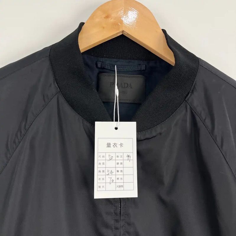 Prada Prada Men's Black Polyester Jacket Size US L / EU 52-54 / 3 - 3 Thumbnail