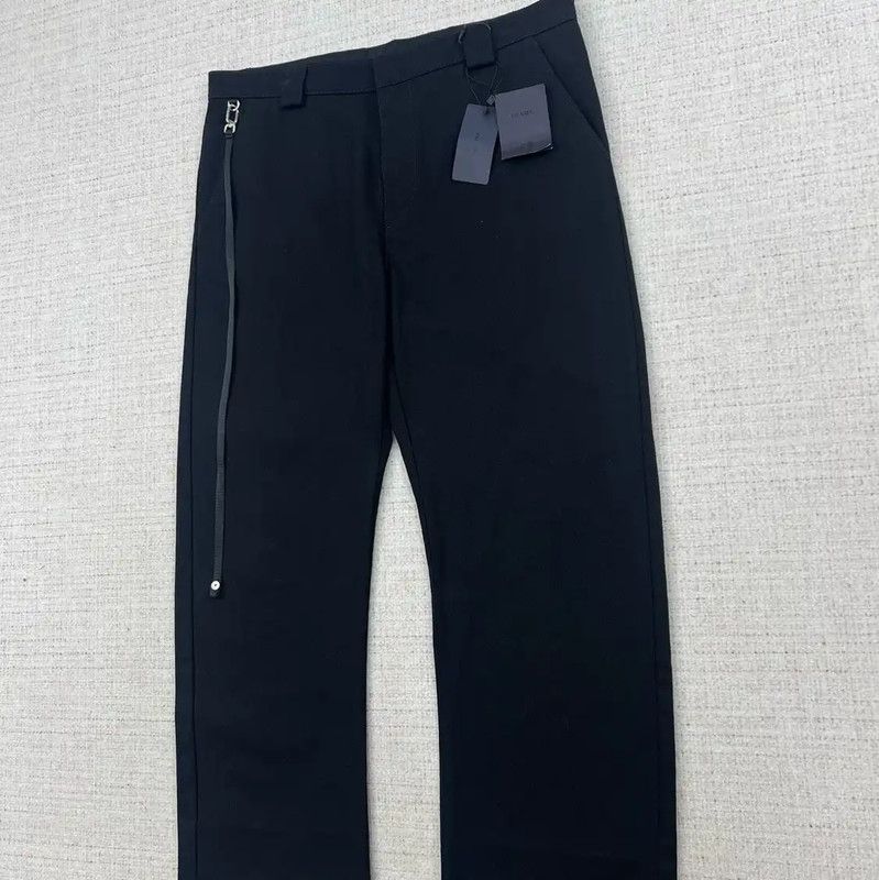Prada Prada Black Cotton Logo Casual Pants for Men Size US 42 / EU 58 - 2 Thumbnail