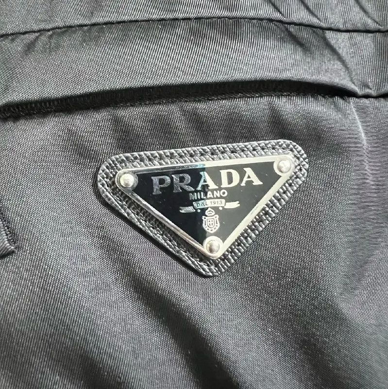 Prada Prada Black Sweatshirt for Men Size US XL / EU 56 / 4 - 4 Thumbnail