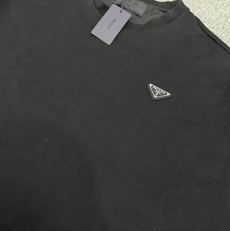 Prada Prada Black Cotton Men's Sweatshirt XL Size US XL / EU 56 / 4 - 3 Thumbnail