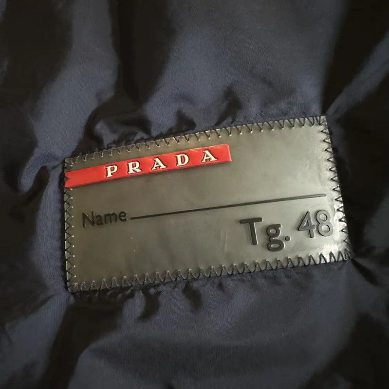 Prada Prada Men's XL Navy Jacket with Hood Size US XL / EU 56 / 4 - 7 Thumbnail