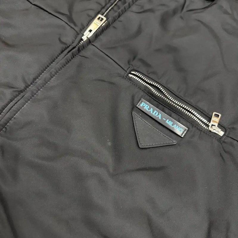 Prada Prada Black Nylon Hooded Jacket for Men Size US XXL / EU 58 / 5 - 3 Thumbnail