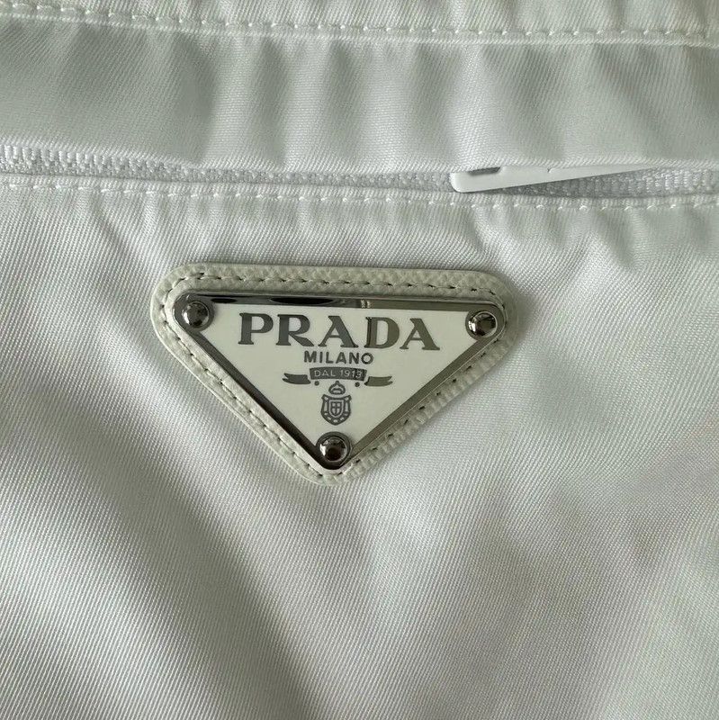 Prada Prada Men's White Cotton T-Shirt in XXL Size US XXL / EU 58 / 5 - 3 Thumbnail