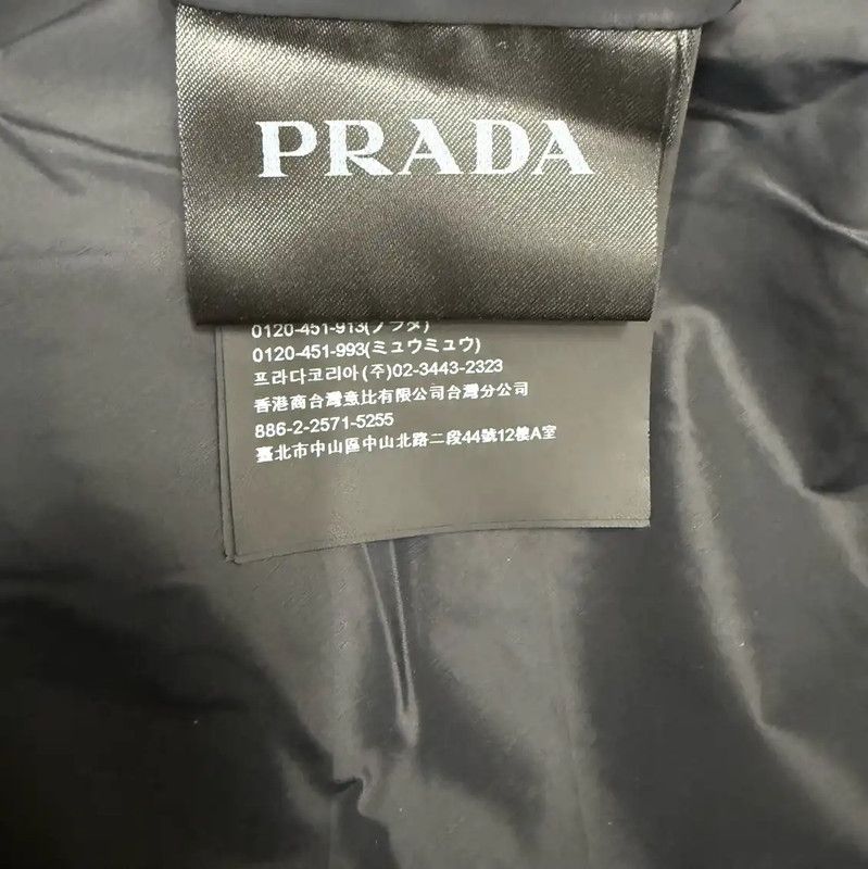 Prada Prada M Black Leather Men's Coat Size US M / EU 48-50 / 2 - 4 Thumbnail